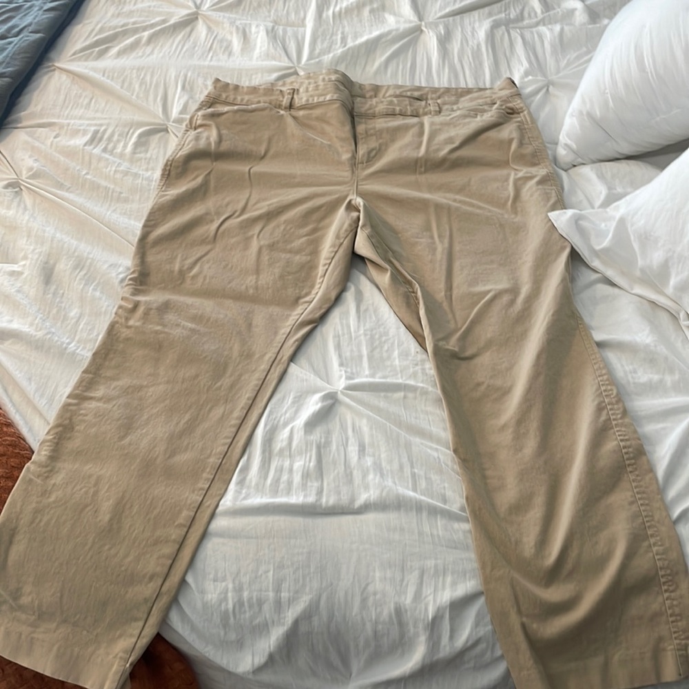 Tan Old Navy Pixie Pants